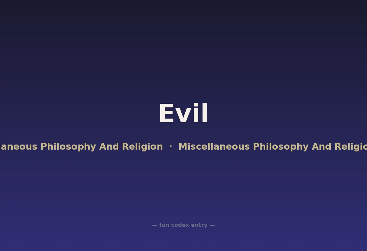 Evil
