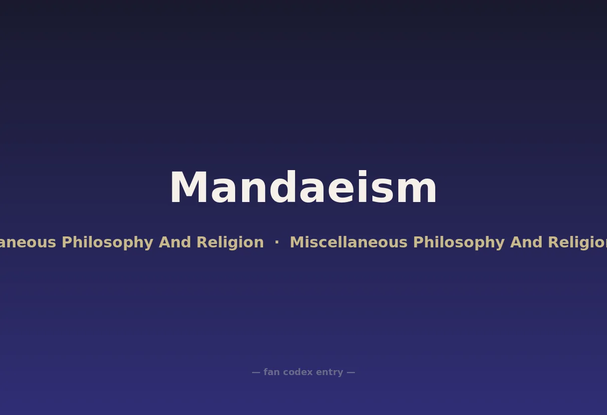 Mandaeism