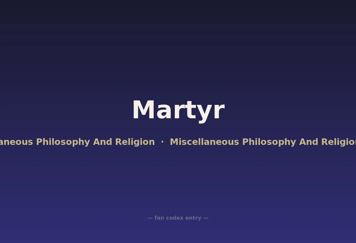 Martyr